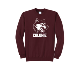 Youth Wolf Silhouette Crew Sweatshirt