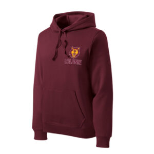 Wolf Embroidered Hoodie