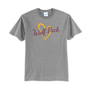 Youth Colonie Elementary Wolf Pack Heart Tee